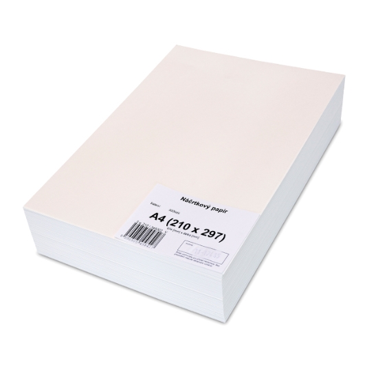 Obrázek Papír náčrtníkový A4 90 g / 500 listů