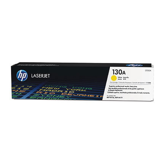 Obrázek HP originální toner CF352A č. 130A, yellow