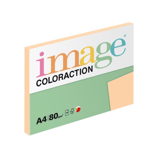 Obrázek Papír barevný IMAGE COLORACTION A4/80g - lososová / 100 l