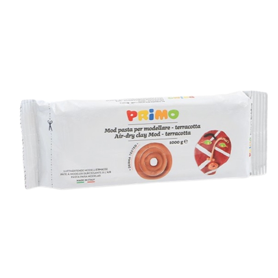 Obrázek Samotvrdnoucí hmota Primo, terakota, 1 000 g
