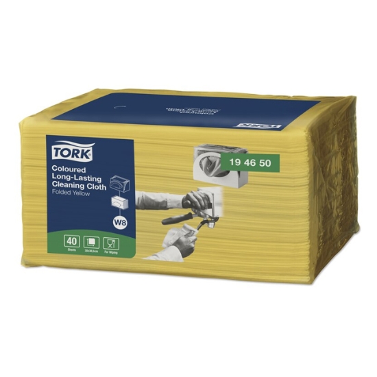 Obrázek Utěrka TORK PREMIUM - žlutá / 40 ks