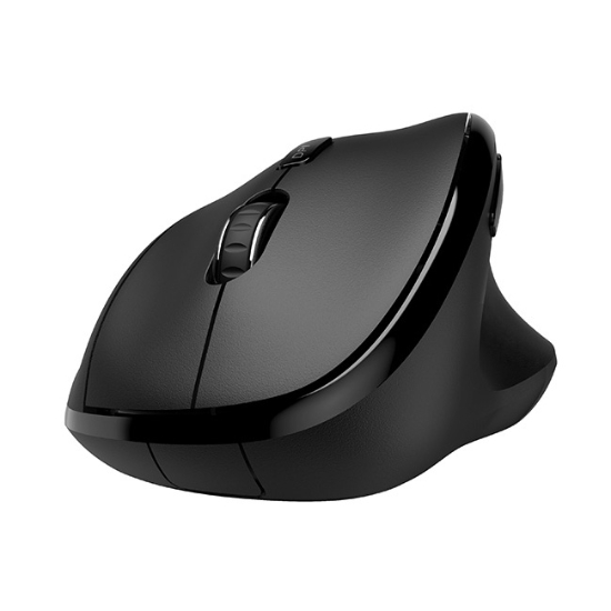 Obrázek Myš bezdrátová ergonomická Powerton CLOE - černá