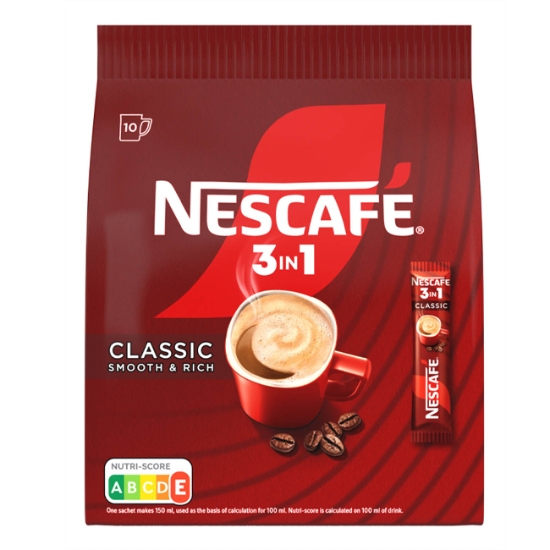 Obrázek Káva Nescafé Classic 3 v 1 / 10 x 15,5g