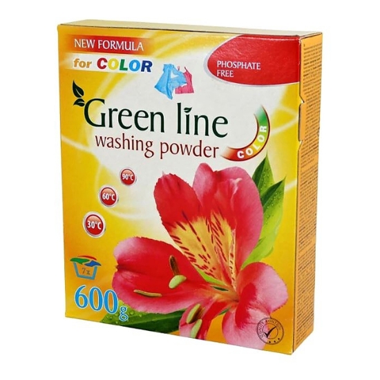 Obrázek Prací prášek Green Line 600 g, 7 PD