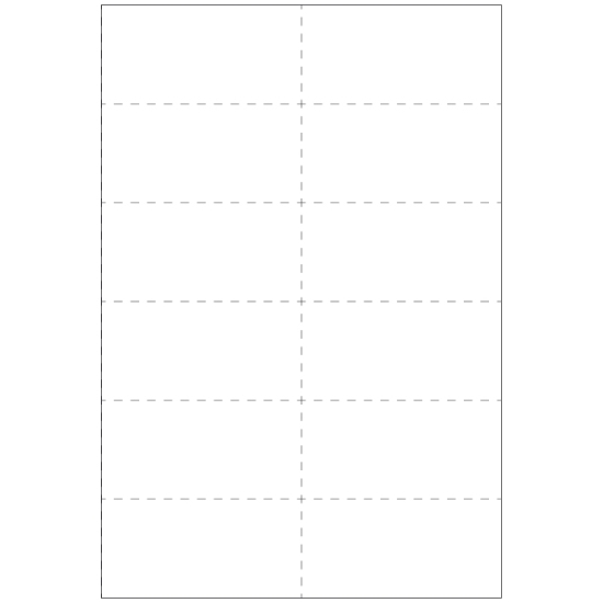 Obrázek Papír tabelační 210x12"/2" 1+0 laser 120g - 1000 ks (5 x příčná, 1 x podélná perforace)