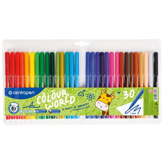 Obrázek Fixy 7550 Colour world / 30 ks