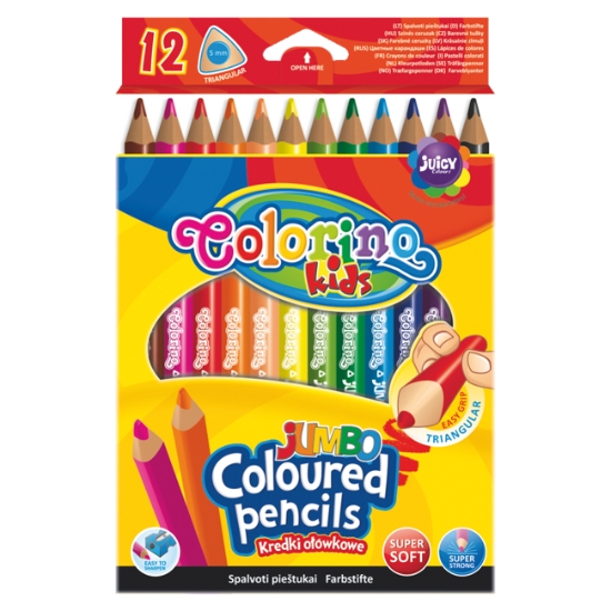 Obrázek Pastelky Colorino KIDS JUMBO  12 barev
