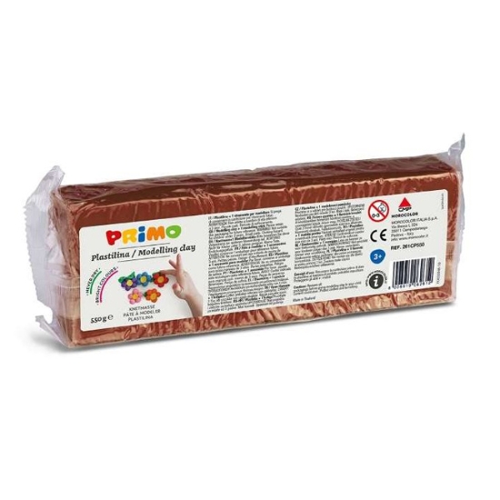 Obrázek Plastelína Primo, hnědá, 550 g