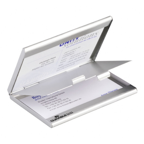 Obrázek Zásobník na vizitky 93x62x8 mm-dvojitý   DURABLE