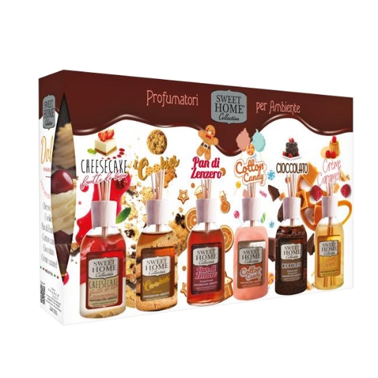 Obrázek Vonný difuzér Sweet Home Vánoční dárkový set 180 ml / 6 ks