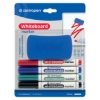 Obrázek Popisovač Centropen 8559 4+ magnetická houbička  / sada 5 ks 