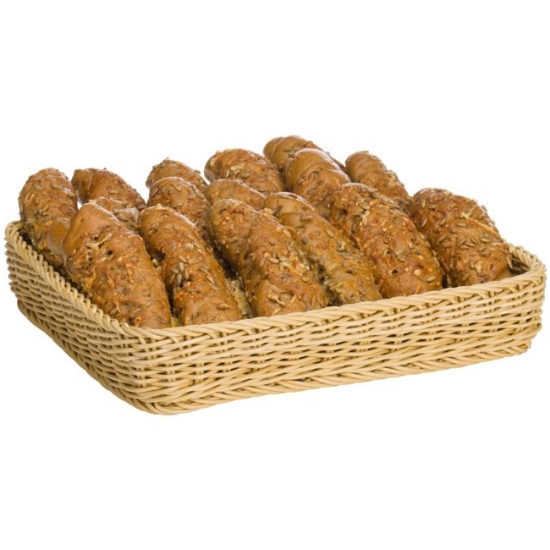 Obrázek Koš pro gastronomii GN 2/3 35,5 x 32,5 x 6,5 cm - světle béžový