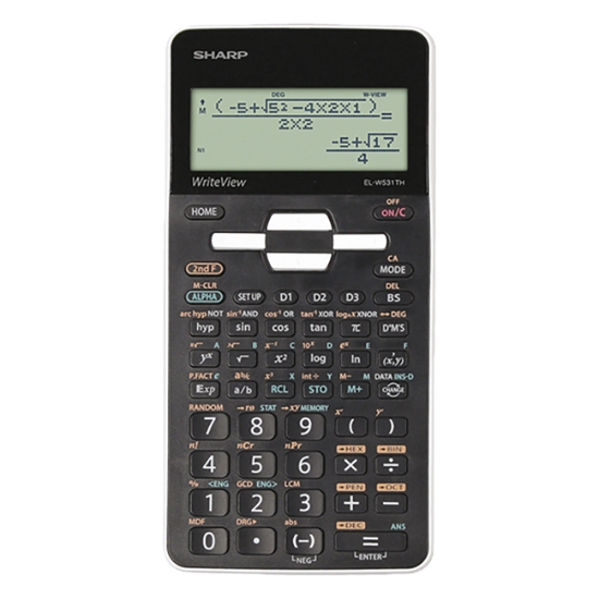 Obrázek Kalkulátor vědecký SHARP EL-W531THWH - černo-bílý