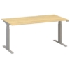 Obrázek ALFA UP stůl výškově stavitelný 160 cm - dub/ šedé podnoží