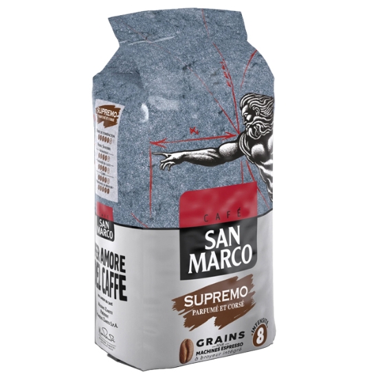 Obrázek Káva zrnková SAN MARCO  SUPREMO 1 Kg
