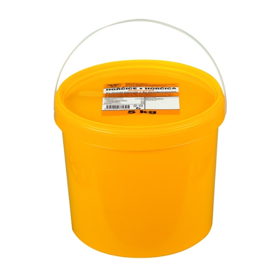 Obrázek Hořčice plnotučná kbelík, 5 kg