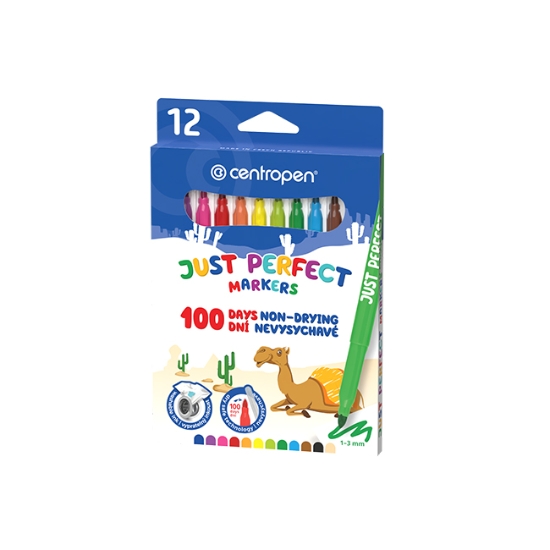 Obrázek Popisovač CENTROPEN 2510 smývatelný just perfect / 12 ks v etui