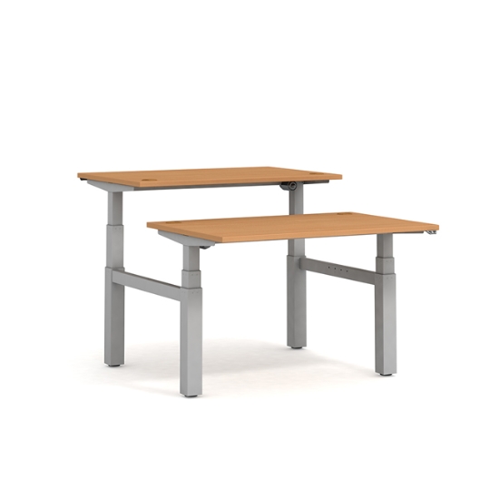 Obrázek Stůl MOTION DUAL MSD 3 1200 - buk / šedý kov