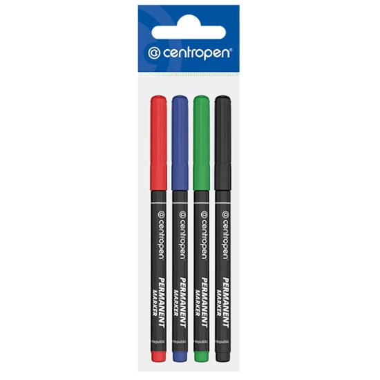 Obrázek Popisovač Centropen 2536 permanent / 4 ks