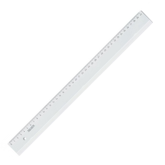 Obrázek Pravítko 40 cm - transparentní