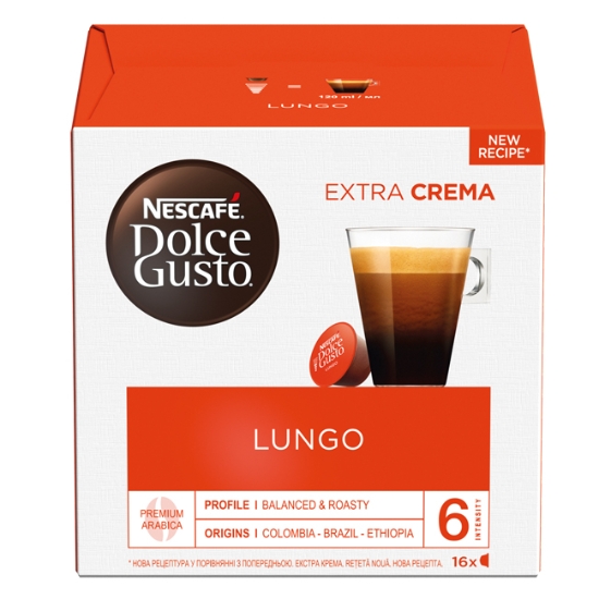 Obrázek Nescafé DG Lungo / 16 ks