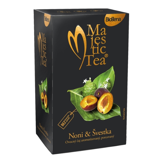 Obrázek Čaj Biogena Majestic Noni & Švestka / 20 sáčků