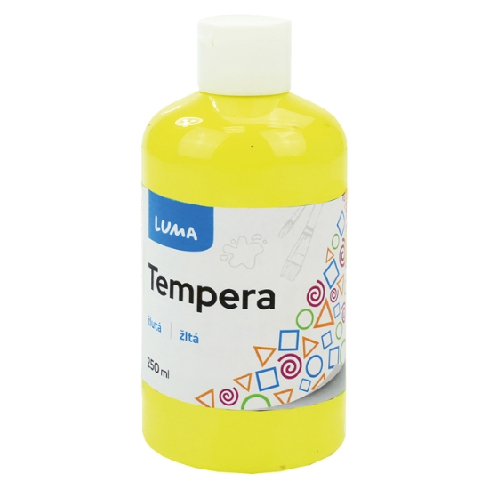 Obrázek Barvy temperové LUMA 250ml žlutá