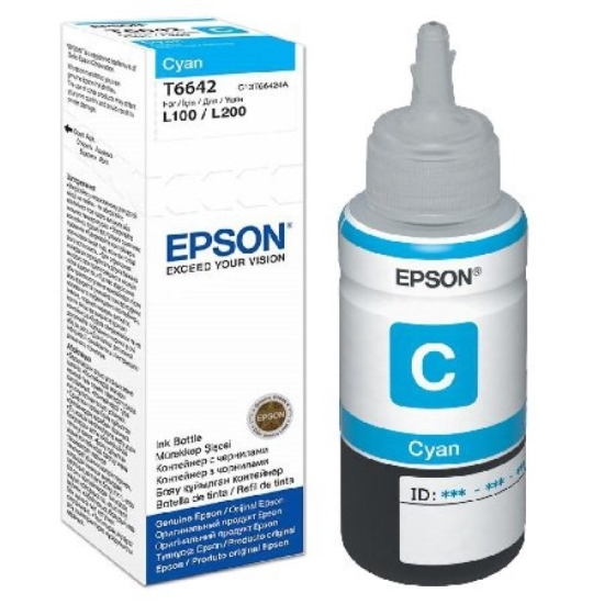 Obrázek Epson originální ink C13T66424A, cyan, 70ml