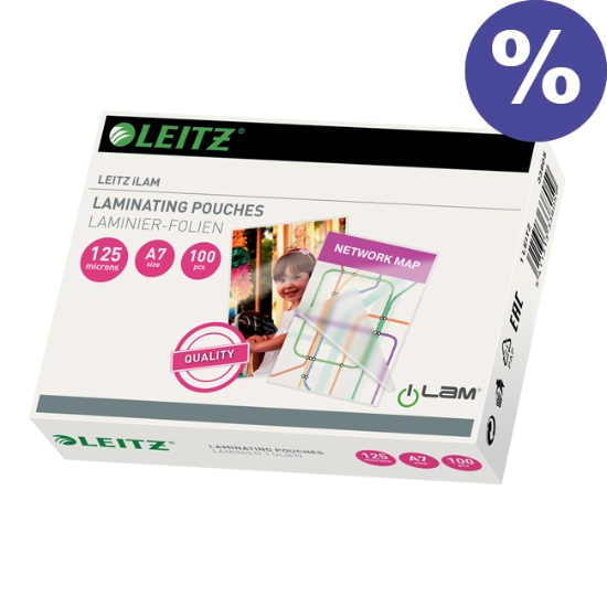 Obrázek Obálky laminovací LEITZ A7, 125 mikronů / 100 ks