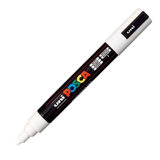 Obrázek Popisovač POSCA akrylový 5M - bílá