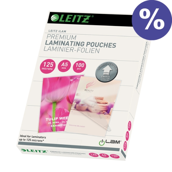 Obrázek Obálky laminovací LEITZ A5, 125 mikronů / 100 ks