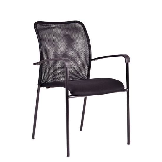 Obrázek Židle konferenční TRITON BLACK DK10 - černá