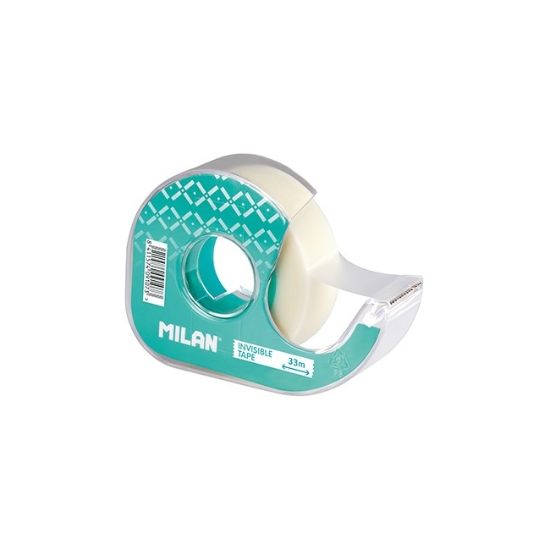 Obrázek Lepicí páska neviditelná/matná MILAN 19 mm x 33 m s dispenzorem