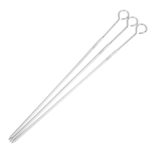 Obrázek Jehly na špíz, nerezové 37 cm / 3 ks