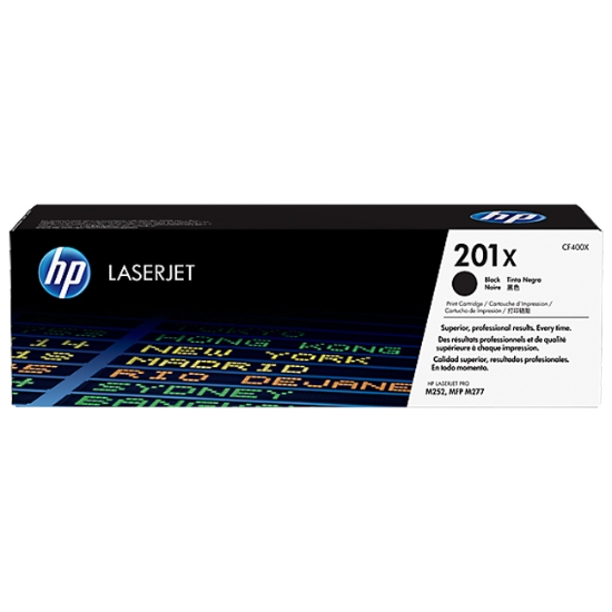 Obrázek HP originální toner CF400X č. 201X, black