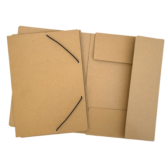 Obrázek Mapa A4 KRAFT 253 + gumička, FSC Mix 300g/m2 / 20 ks