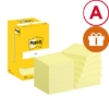 Obrázek Bloček samolepicí Post-it 76 x 76 mm  100 l - žlutý/12 bločků