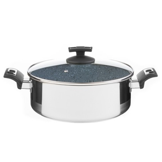 Obrázek Rendlík s poklicí CERAMMAX PRO COMFORT 26 cm 4,5 l - granit šedá