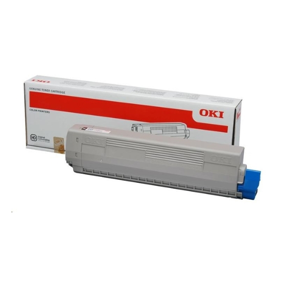 Obrázek OKI originální toner 44844616, black, 7000str., OKI C822