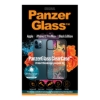Obrázek PanzerGlass ClearCase Antibacterial pro Apple iPhone 12 Pro Max Black edition