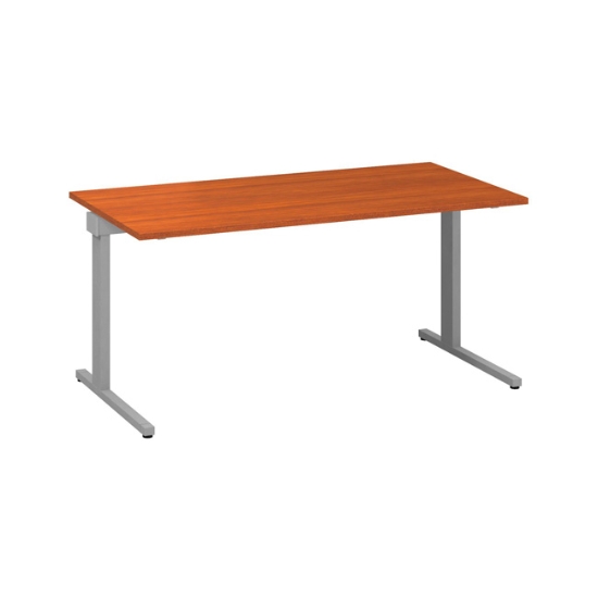Obrázek ALFA 305 stůl kancelářský 303 - třešeň / šedá podnož