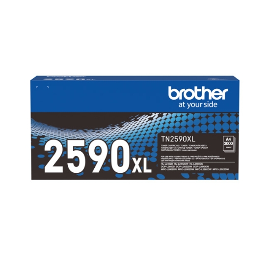 Obrázek Brother originální toner TN2590XL, black, 3000str.