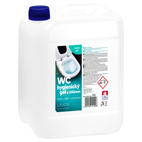 Obrázek WC hygienický gel LAVON s chlórem  5 l