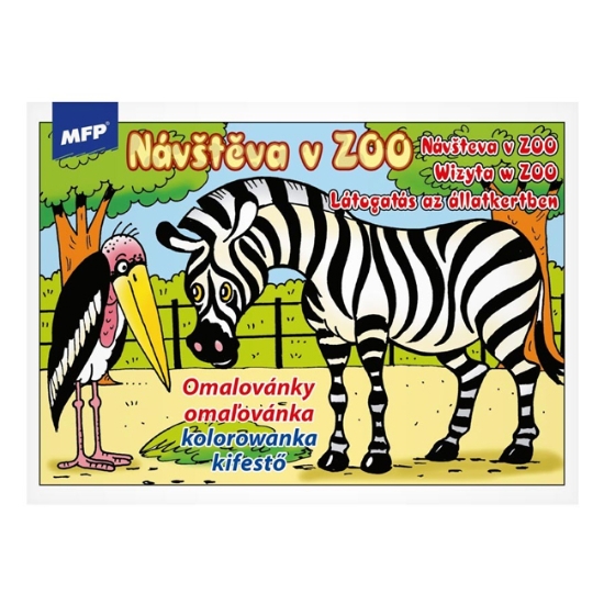 Obrázek Omalovánky MFP PAPER - Návštěva v ZOO