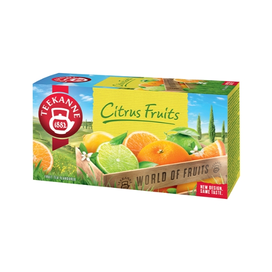 Obrázek Čaj TEEKANNE Citrus Fruits - limetka, citron, pomeranč / 20 sáčků