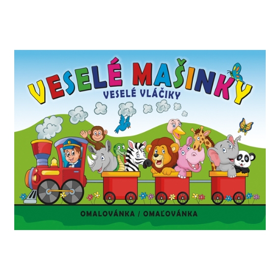 Obrázek Omalovánka A5 - Veselé mašinky