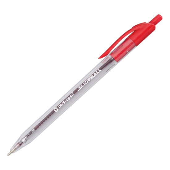 Obrázek Kuličkové pero Centropen 2225 Slideball Clicker - červená