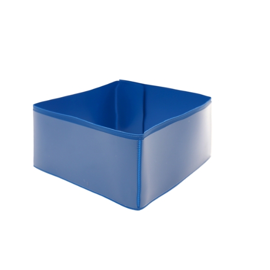 Obrázek Límec na základnu palety středový,72 x 145 x 145 mm, PVC, modrý / 50 kusů