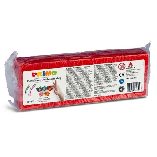 Obrázek Plastelína Primo, červená, 550 g
