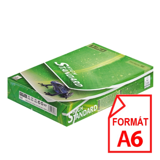 Obrázek Papír kancelářský A6 80g High Standard / 500 listů